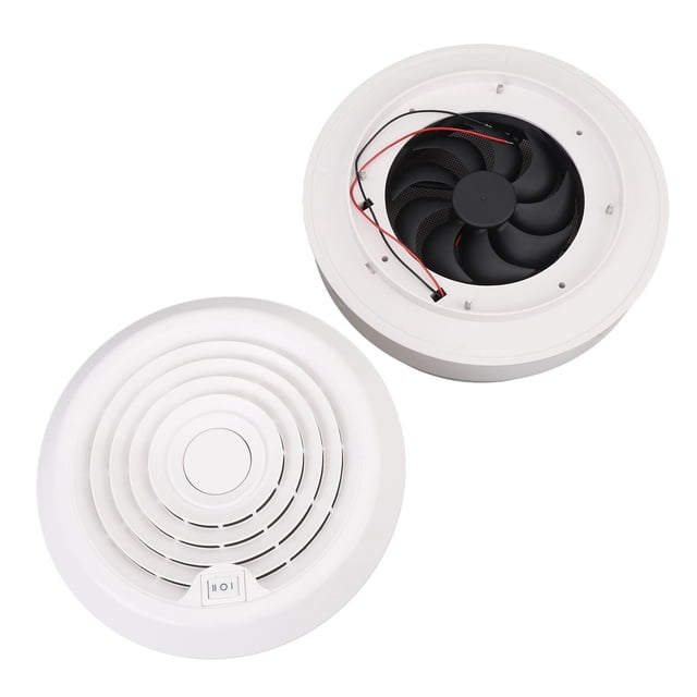 Ventilador De Techo Con Ventilación Para Remolque, DC12V A Prueba De Rayos UV, 4W, 5000rpm, Extractor De Techo Para RV, 2 Engranajes Ajustables Con Pantalla Para Yate