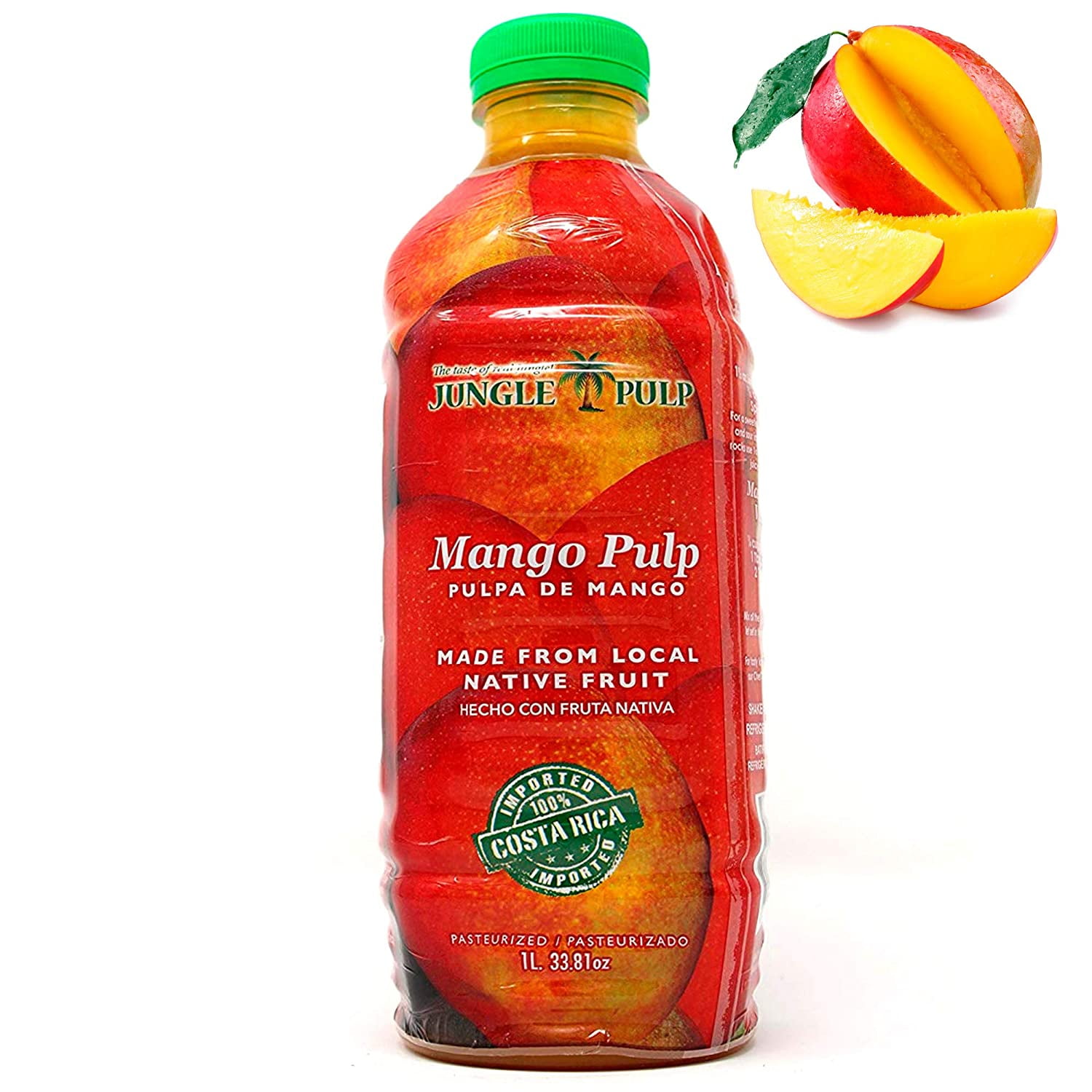 Mango Pulp Puree Mix | Natural Taste | Gluten & Cholesterol Free | No Artificial Flavor | Made With Real Fruit (33.81 Oz)