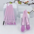 thumbnail image 6 of 8 Macaron Series Makeup Brush Set Mini Travel Friendly Beauty Tools For Application, 6 of 8