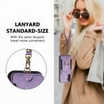thumbnail image 4 of SaniMore for Samsung Galaxy A35 Wallet Case, [RFID Blocking] Elastic Card Slot Vehicle Magnetic PU Leather Ring Holder & Lanyard Stand Money Pocket Cover for Samsung A35, Purple, 4 of 12