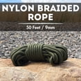 thumbnail image 3 of 9mm x 50 Nylon Braided Rope, 3 of 7