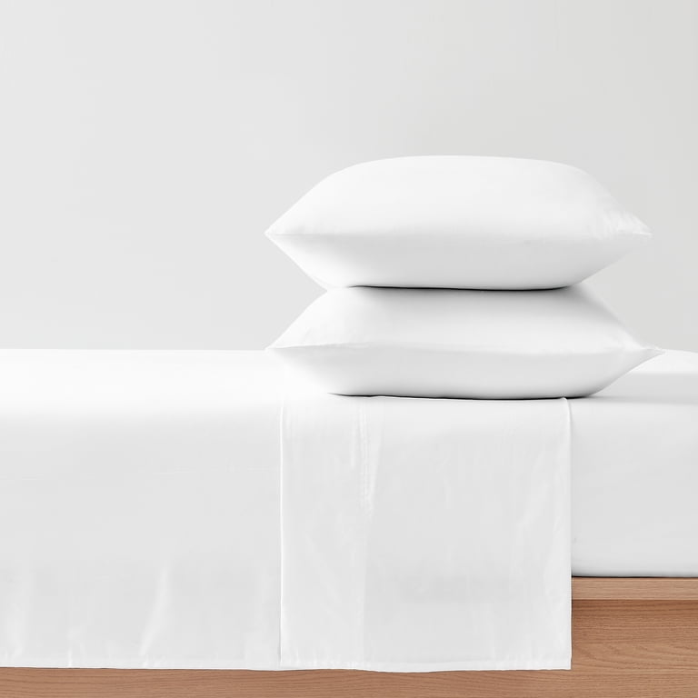 Color Sense 1200 Thread Count Cotton Blend Sateen Queen Sheet Set photo 4