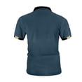 thumbnail image 5 of Breeze Polo Shirts for Men Stretchy Quick Dry Casual Short Sleeve Wearbreeze Collared Textured Polo Shirt, XL, 5 of 7