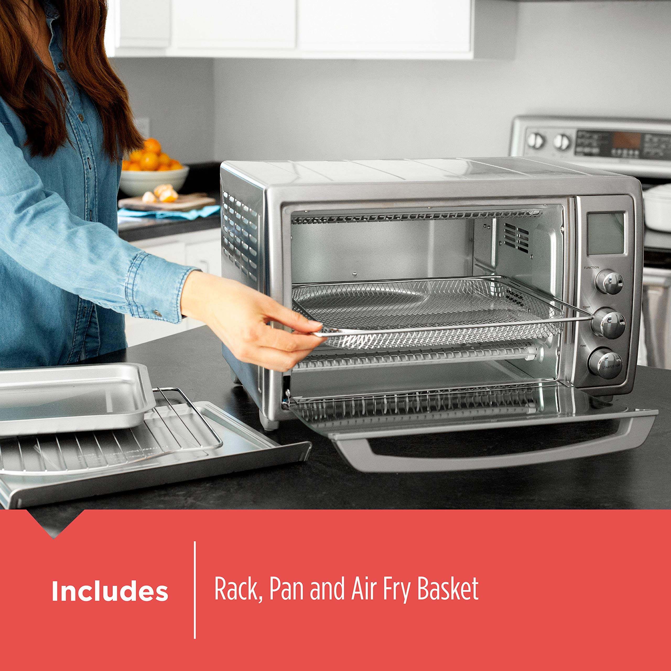 Black & Decker 5-in-1 Digital Air Fryer Oven, 11L
