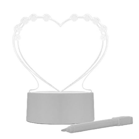 

Note Board Creative LED Night Light Usb Message Board Holiday Light with Pen