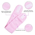 thumbnail image 2 of 3Pack Spa Facial Headband Makeup Hair Band Breathable And Soft Sport Headband Adjustable Towel For Face Washing, Shower,Makeup, Yoga, 2 of 6