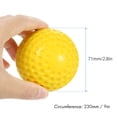 thumbnail image 2 of FlyFlise 6 Pack 9 Inch PU Dimpled Baseballs with Drawstring Carry Bag for Pitching Machine Practice, 2 of 6