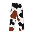 thumbnail image 5 of Daiia Brown Black Cow Men's Sleep Pant with Pockets and Drawstring,Pajama Pants-XX-Large, 5 of 9
