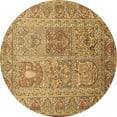 thumbnail image 1 of Ahgly Company Indoor Round Persian Brown Traditional Area Rugs, 7' Round, 1 of 4