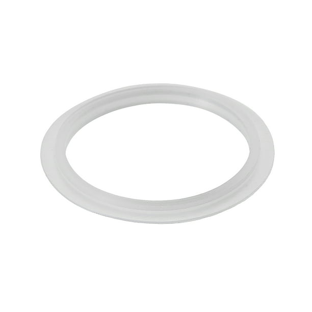 Kitchen Bathroom Silicone Strainer Washer Drain Gaskets 42mm OD White