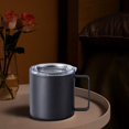thumbnail image 4 of Taza de Café Sunnimix Doble Pared Acero Inoxidable Con Tapa Cocina Casera Negra, 4 of 8