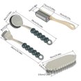 thumbnail image 2 of Eummy 4Pcs Cleaning Brushes Set Complete Scrub Brush Set Kitchen Dish Brush with Comfortable Grip Bendable Scrub Brush Shoe Cleaning Brush for Bathroom Kitchen Home, 2 of 7