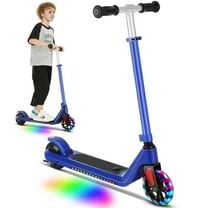 SANOPY E32 Electric Scooter for Kids, Adjustable Height & Speed, Max 10 Mph & 7 Miles, 120W Kids Electric Scooter Ages 6-8, Colorful LED Lights, Portable E Scooter