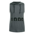 thumbnail image 6 of Mens Sweatshirts Hoodies Fitness Muscle Print Sleeveless Hooded Bodybuilding Pocket Tight-drying Tops, 6 of 7