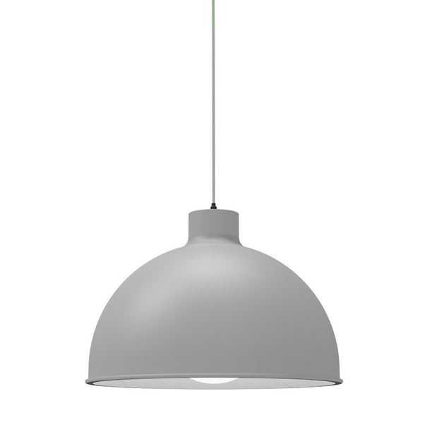 Lampara de techo colgante decorativo Macaron retro 36 cm de diámetro ilios innova Gris