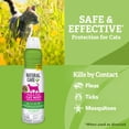Natural Care Flea & Tick Spray for Cats Flea & Tick Treatment for