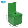 thumbnail image 2 of Unique Bargains Ballot Box 6'x6'x6' Raffle Box with Removable Header Board Suggestion Box Cardboard Box Green 12Pack, 2 of 5
