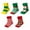Red/Green/Yellow, variant on Kids Boys Girls Cotton Socks Colorful Crew Socks for Teens 5 Pairs(L,Checkered Patterns A)