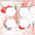 thumbnail image 3 of Metal Light Switch Plate Cover Romantic Paris  Eiffel Tower Letter Bicycle Red PRS011, 3 of 13
