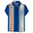 thumbnail image 3 of GLVSZ Mens Vintage Bowling Shirts Casual Summer Baseball Graphic Hawaiian Shirt Short Sleeve Button Down Regular Fit Beach Shirts, 3 of 3