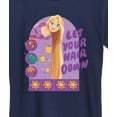 thumbnail image 3 of Disney Princess - Let Your Hair Down Rapunzel  - Women's Short Sleeve Graphic T-Shirt, 3 of 5