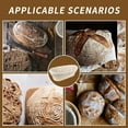 thumbnail image 4 of 6 Packs Oval Banneton Cloth Liner for Bread Sourdough Proofing，10 inches，Natural Rattan Bread Proofing Cover for Banneton Basket Homemade Baking Dough, 4 of 5
