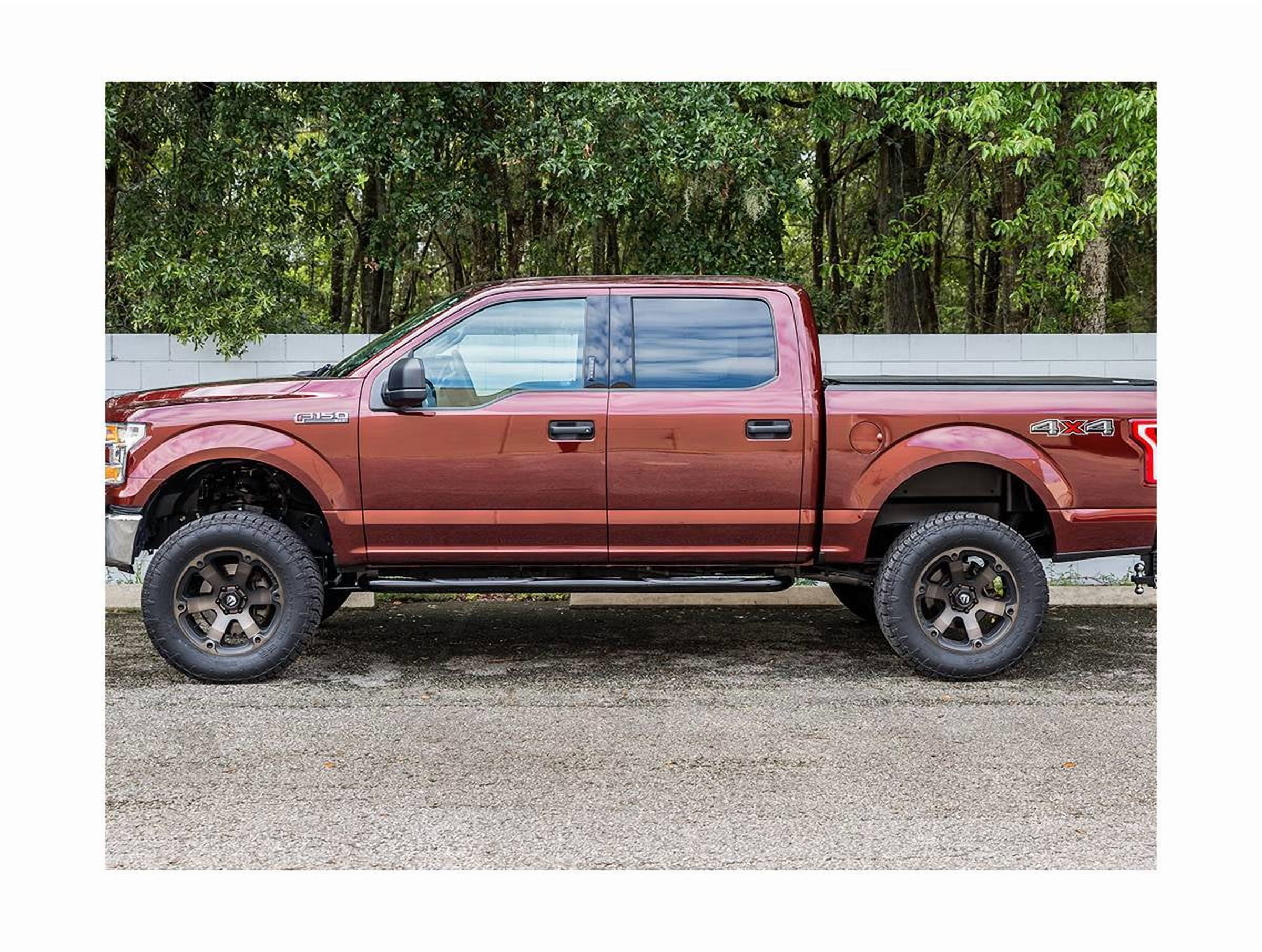 Ionic by RealTruck 3" Black Nerf Bars Side Steps Compatible with 1998-2011 Ford Ranger Supercab Only