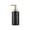 Black, variant on Inerposs Glass Refill Bottle, Hand Soap Dispenser, Lotion Pump Bottle, Reusable Bathroom Container, Multi-Use Travel Toiletry Solution