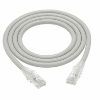 SANOXY 10ft Cat6 Ethernet Patch Cable UTP Bare Copper Snagless – Gray