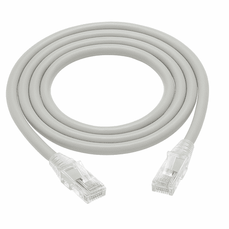 SANOXY 10ft Cat6 Ethernet Patch Cable UTP Bare Copper Snagless – Gray