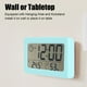 thumbnail image 4 of Reloj de escritorio digital ANGGREK pantalla de humedad y temperatura azul, 4 of 8