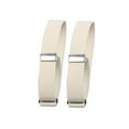 thumbnail image 1 of kurtrusly 2 Pcs Mode Chemise pour Hommes Manches Élastiques Brassards Femmes Blanc, 1 of 7