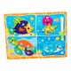 thumbnail image 2 of Rompecabezas de madera para niños pequeños, tablero de dibujo, desarrollo de la inteligencia, aprendizaje temprano Océano, 2 of 9