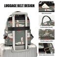 thumbnail image 3 of FORMRS Mini Backpack Purse for Women Travel Daypack Casual Shoulder Bag, Winter Goose, 3 of 7