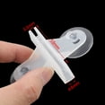 thumbnail image 3 of Unique Bargains 5 Pcs Aquarium Fish Tank Plastic Separator Suction Cup Divider Holder Clip Clear, 3 of 3
