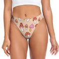 thumbnail image 1 of Balery 70s Mushroom Tangas de Algodón para Mujer con Estampado – Ropa Interior Sexy, Transpirable, G-string-3X-Large, 1 of 6