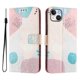 thumbnail image 2 of For iPhone 15 Plus Case Pattern Printing Wallet Phone Cover with Strap - Graffiti, 2 of 5