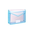 thumbnail image 2 of Homekingdee A4 Plastic Document Pouch with Reinforced Edges - Transparent Snap-Closure Waterproof and Dirtproof File Bag for Office Documents Organization, 2 of 6