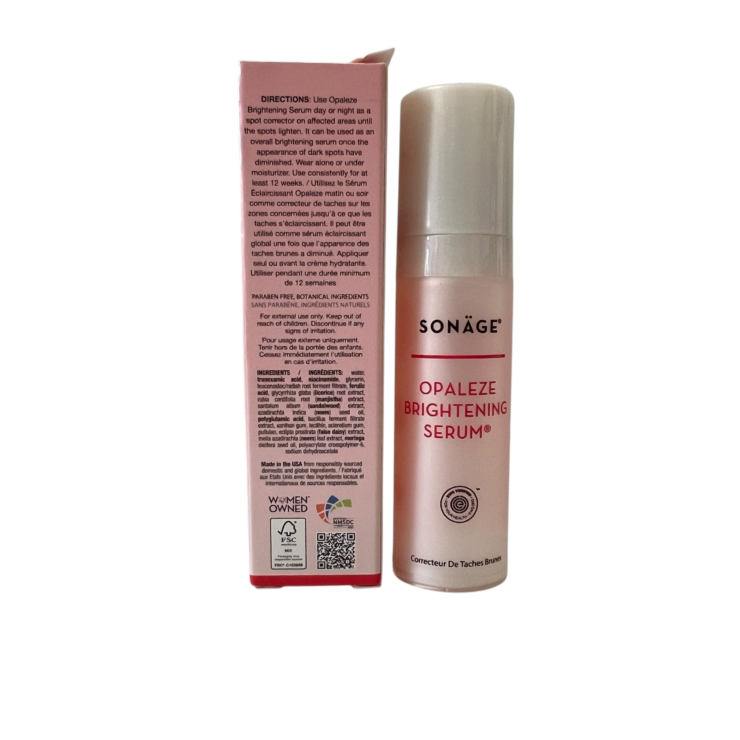 Sonage Opaleze Brightening Serum 30ml 1 fl oz