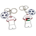 thumbnail image 1 of Yanonmyfd2026 World Cup Soccer Keychain - World Cup Pride Accessory, Football Fan Gift & Souvenir (2PCS),Jordan, 1 of 48