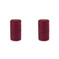 thumbnail image 2 of Monstrate Cuerda de algodón de 91,5 m para manualidades, cuerda artesanal de macramé, cuerda de hilo de algodón de Color sólido, Textiles para el vino rojo 2piezas Monstrate CBP112085, 2 of 5