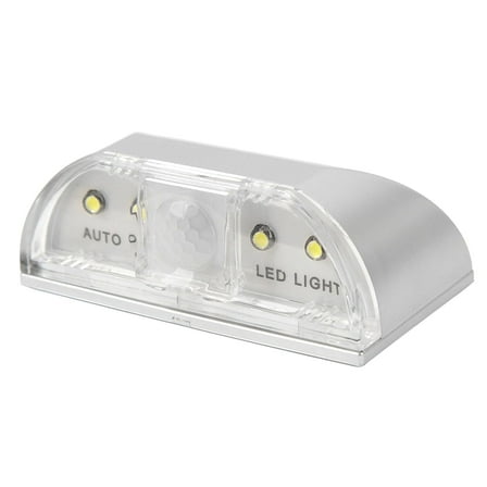 Sourcingbay Keyhole Motion Sensor Light – Battery Operated PIR Auto LED Night Light with 4 Bright LEDs for Door Lock