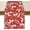 Colored, variant on Red Flower Leaves Christmas Winter Xmas Cloth Table Runner Burlap Table Decoration for Home Kitchen Dining Dinner Indoor Holiday Farmhouse Decor 13x36 Inch