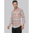 thumbnail image 2 of Minimalist Men's Printed Full Sleeve Casual Linen Shirt, 2 of 6
