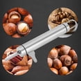thumbnail image 4 of 1 Pcs Macadamia Nut Opener with Pick,Macadamia Walnut Splitters Nut Opening Tools,Versatile Stainless Steel Sheller Hazelnut Opening Tool,Household Pecan Opening Tool,(Silver,6.29x1.57 in), 4 of 9