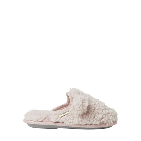 Dearfoams Girls Pile Clog w Ears Slippers