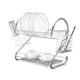 thumbnail image 2 of Escurreplatos de 2 niveles, gran capacidad, soporte estable, para cocina doméstica., 2 of 13