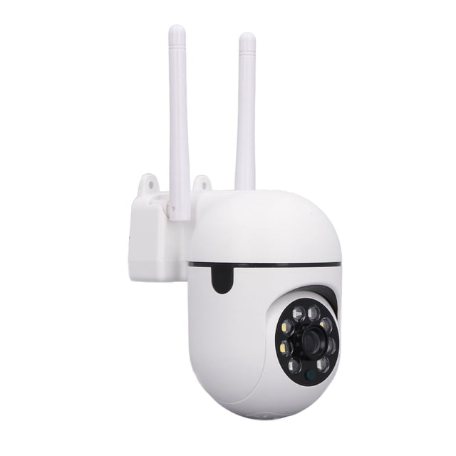 Cámara de Seguridad Wifi 1080p HD, Cámago de Seguridad Ptz Con Visión Nocturna A TODO Color, Deteccióne de Movimento para el Monitoreo de Mascotas en el HOGAR, CON LENTE GRAN
