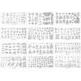thumbnail image 5 of Manicure Nail Stamping Plates Art Stencil Templates Flowers Leaves Animal Design Stamper Kit for DIY, 5 of 6