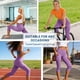 thumbnail image 5 of Pantalones de Yoga para Mujer con Bolsillos Pantalones Recortados Elastico Respirable Suave Cómodo para el Entrenamiento Correr Yoga Fitness Deportes, 5 of 7
